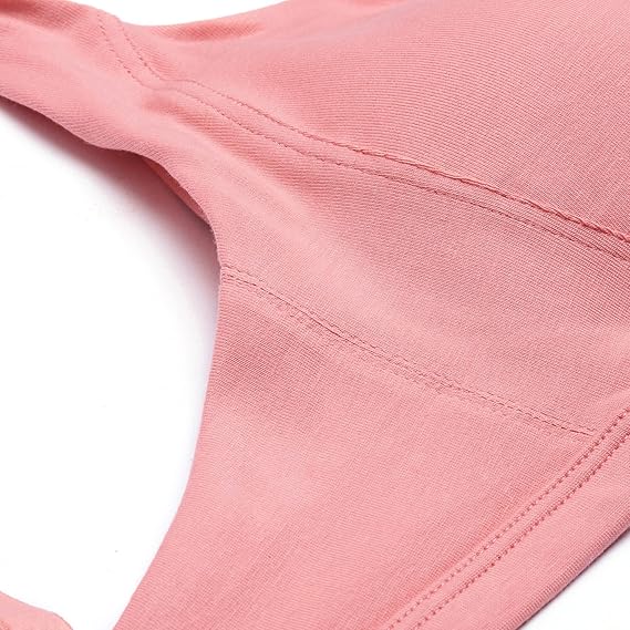 Enamor Innovations Intellifresh Antimicrobial Cotton Minimizer T-Shirt Bra – Padded Fixed Cups, Wirefree, Full Coverage A058